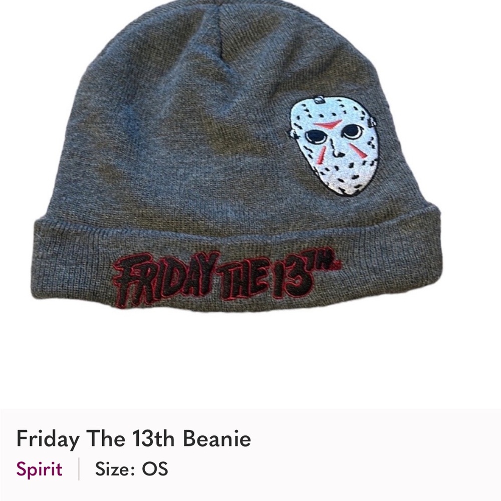 Spirit Gray Friday The 13th Beanie